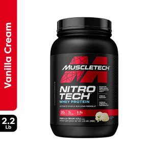 MuscleTech - Nitro Tech Whey Protein 2.2 Lb - Vanilla Cream