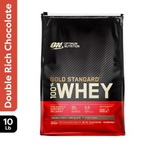 Optimum Nutrition - 100% Gold Standard Whey 10 Lb - Double Rich Chocolate