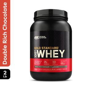 Optimum Nutrition - 100% Gold Standard Whey 2 Lb - Double Rich Chocolate