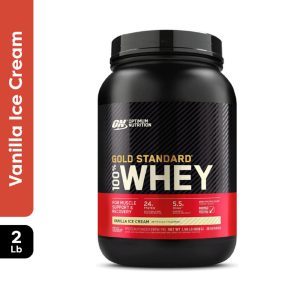 Optimum Nutrition - 100% Gold Standard Whey 2 Lb - Vanilla Ice Cream