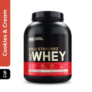 Optimum Nutrition - 100% Gold Standard Whey 5lb - Cookies & Cream