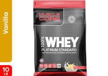 Muscle Core - 100% Whey Platinum Standard 10 LB - Vanilla Flavor