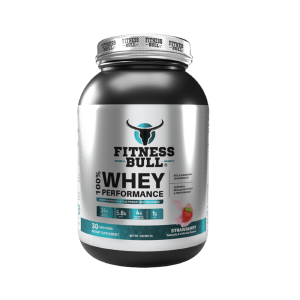 Fitness Bull - 100% Whey Protein 2LB - Strawberry