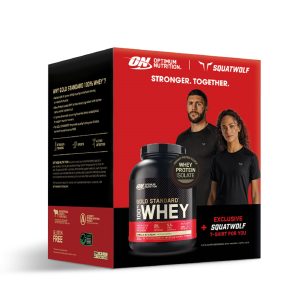 Optimum Nutrition - 100% Gold Standard Whey 5lb Vanilla + Squat Wolf T-Shirt