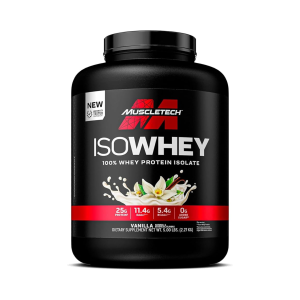 MuscleTech - IsoWhey 100% Whey Protein Powder 5Lb - Vanilla