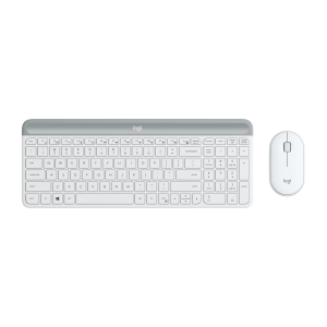 Logitech - MK470 SLIM Full-size Wireless Scissor Keyboard and Mouse Bundle for Windows with Quiet clicks