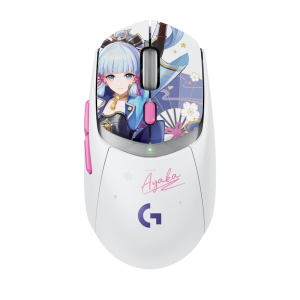 Logitech – G309 LIGHTSPEED Lightweight Wireless Optical, Kamisato Ayaka Special Edition Gaming Mouse