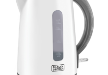 BLACK+DECKER - Cordless Electric Kettle, 1.7 Litres, 2200W, Plastic Body - White