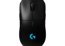 Logitech – PRO Lightweight Wireless Optical Ambidextrous Gaming Mouse with RGB Lighting