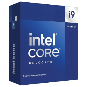 intel - Core i9-14900K 14th Gen 24-Core 32-Thread - 4.4GHz (6.0 GHz Turbo) Socket LGA 1700 Unlocked Desktop Processor