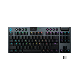 Logitech - G915 LIGHTSPEED TKL Wireless Mechanical GL Tactile Switch Gaming Keyboard with RGB Backlighting
