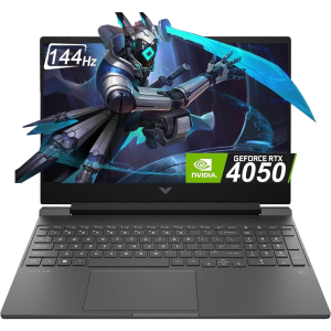 HP - Victus 15 FHD 15.6'' Gaming Laptop – 13th Gen Intel Core i5 with 16GB Memory – NVIDIA GeForce RTX 4050 - 512GB SSD - Mica Silver